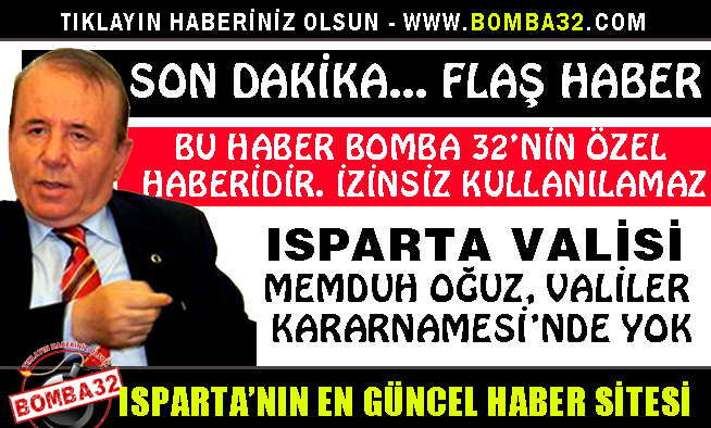 VALİ OĞUZ HİÇBİR YERE GİTMİYOR